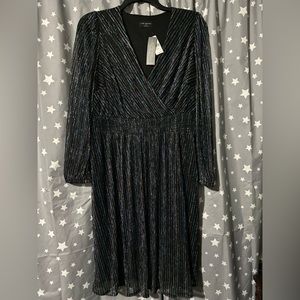 Knee length fun party dress with long sleeve